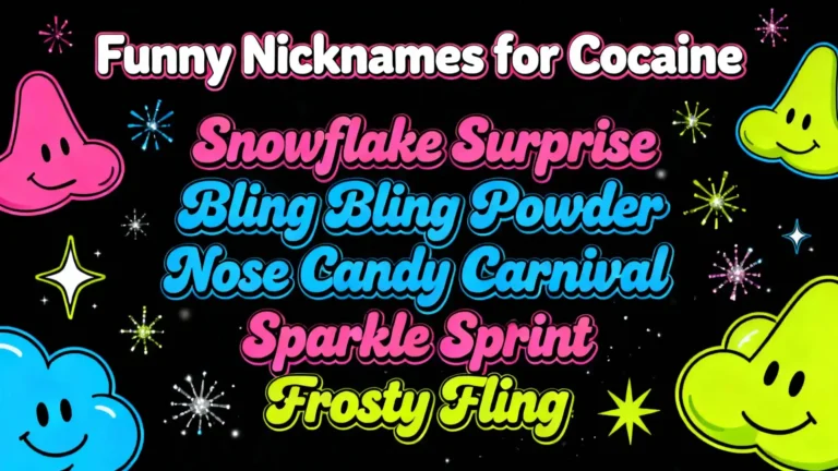 Funny Names for Cocaine