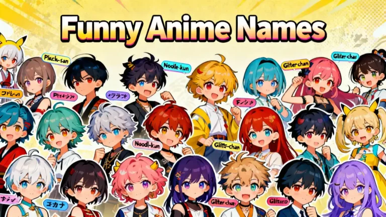 Funny Anime Names
