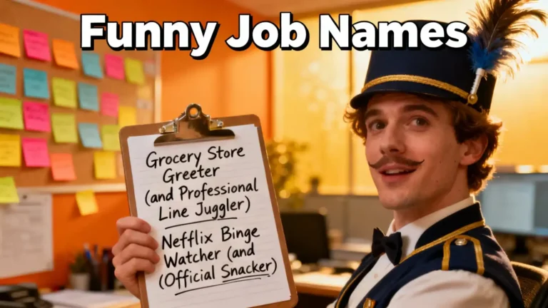 Funny Job Names