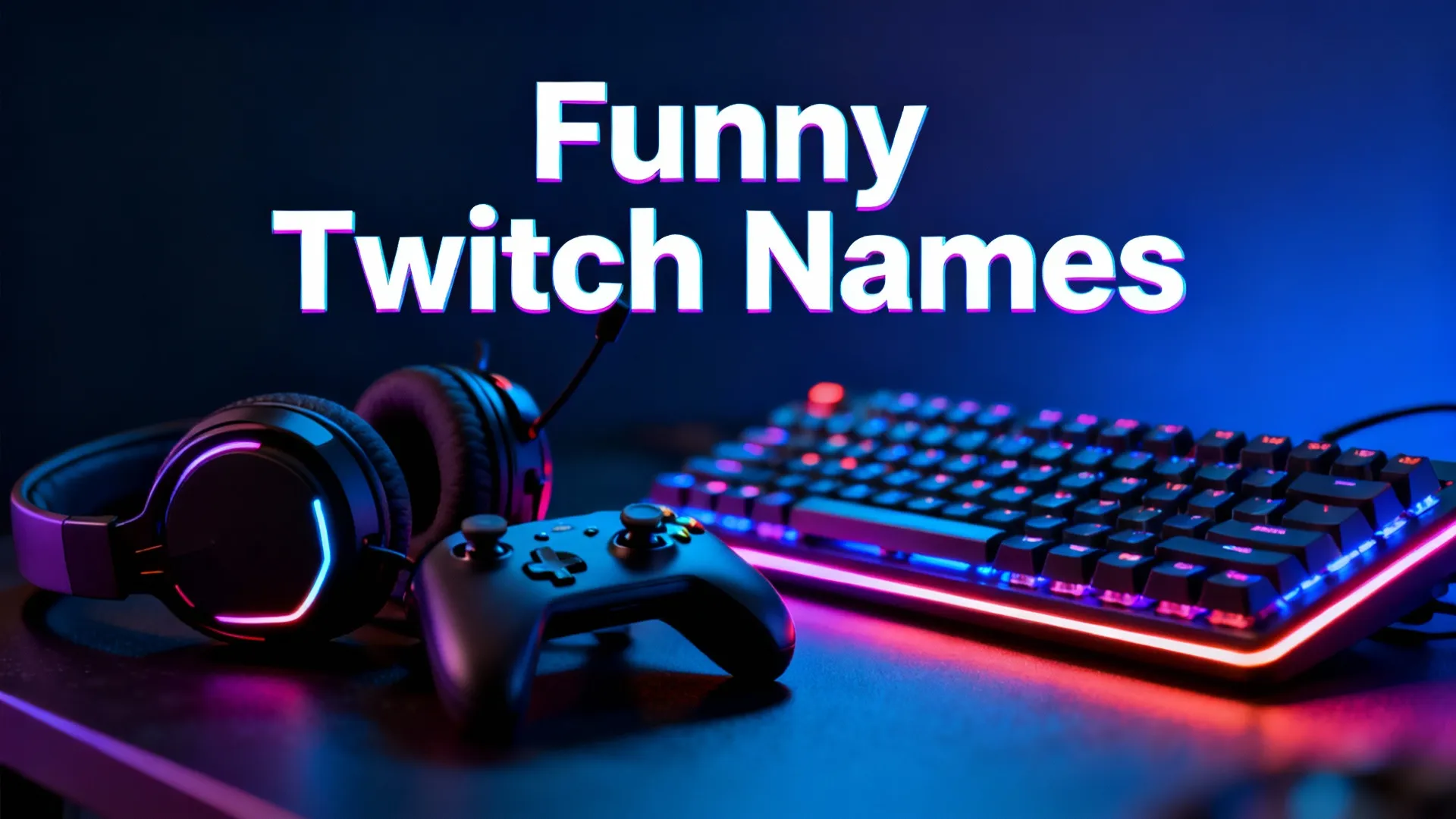 Funny Twitch Names List Unique, Silly & Memorable Ideas