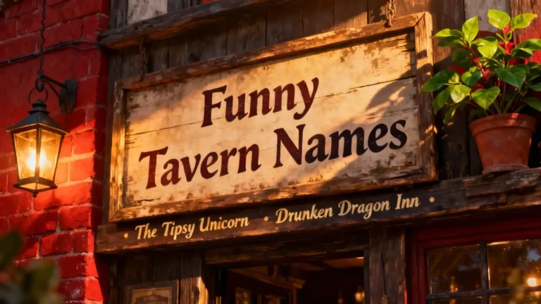 Funny Tavern Names