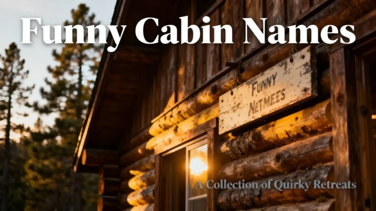 Funny Cabin Names