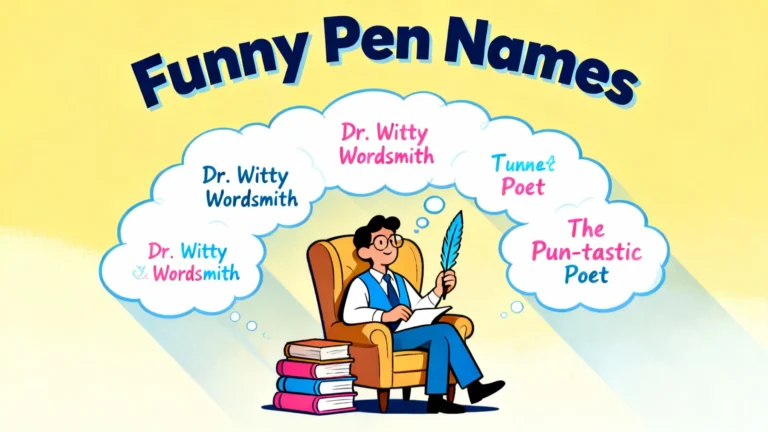 Funny Pen Names
