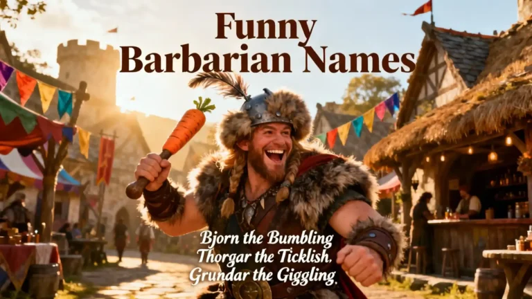 Funny Barbarian Names