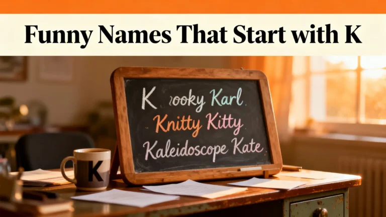 Funny Names That Start with K