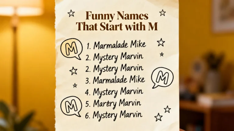 Funny Names That Start with M