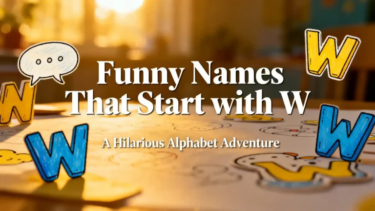 Funny Names That Start With W