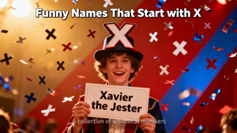 Funny Names That Start With X