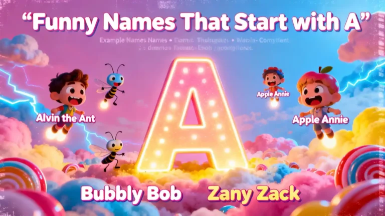 Funny Names That Start with A