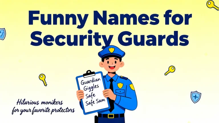 Funny Names for Security Guards