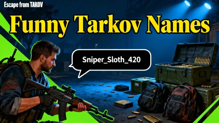 Funny Tarkov Names