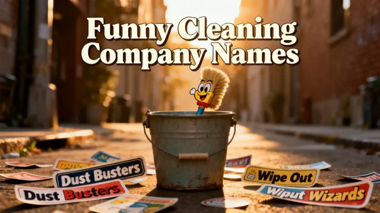 Funny cleaning company names