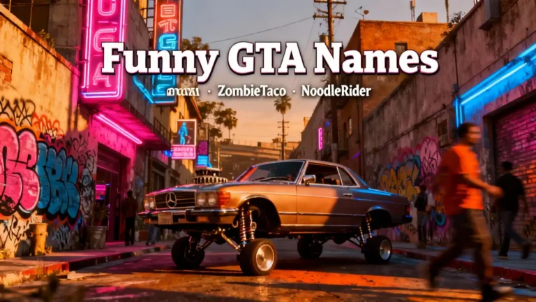 funny GTA names