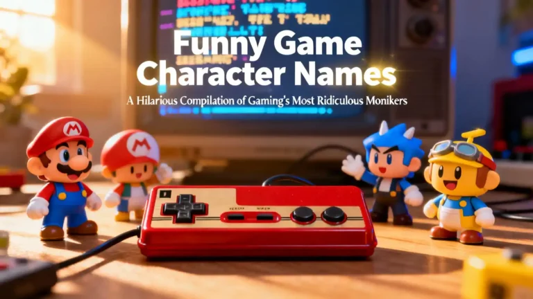 funny game character names