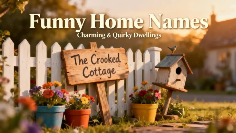 funny home names