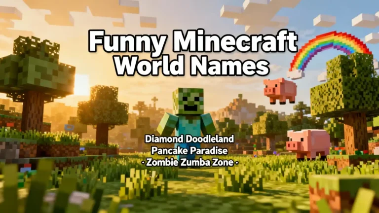 Funny Minecraft World Names