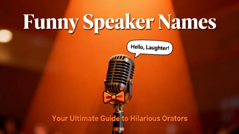 funny speaker names