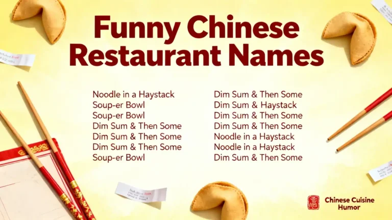 Funny chinese restaurant names